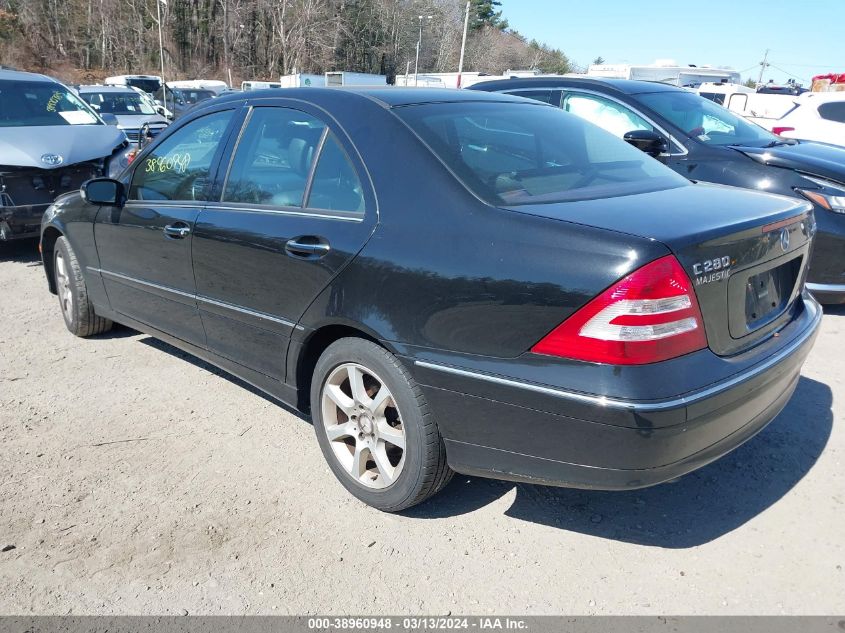 WDBRF92H07F904059 | 2007 MERCEDES-BENZ C 280