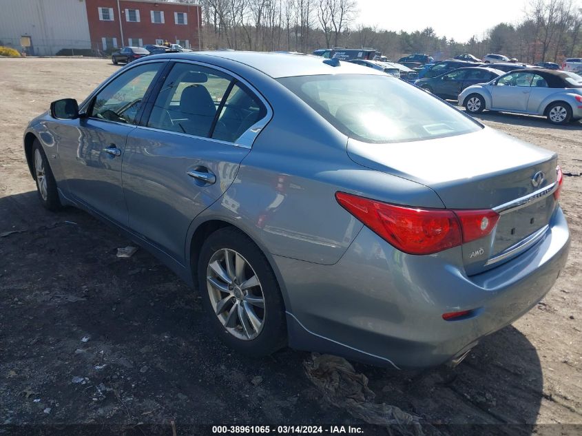 JN1BV7AR9EM687689 | 2014 INFINITI Q50