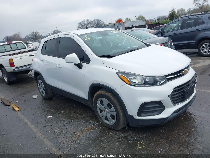 2019 Chevrolet Trax Ls VIN: 3GNCJKSB6KL173278 Lot: 38961393