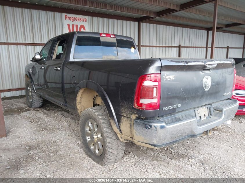 2021 Ram 2500 Laramie 4X4 6'4 Box VIN: 3C6UR5FL2MG580074 Lot: 38961454