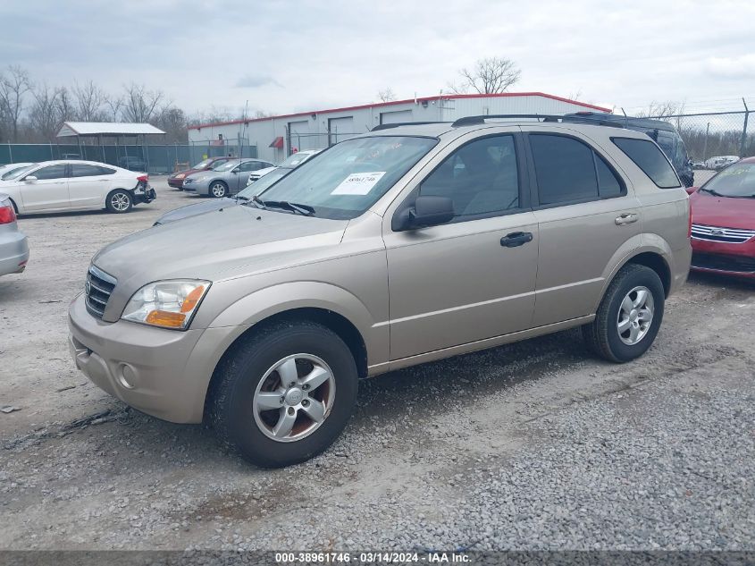 2008 Kia Sorento Lx VIN: KNDJC735185840900 Lot: 38961746