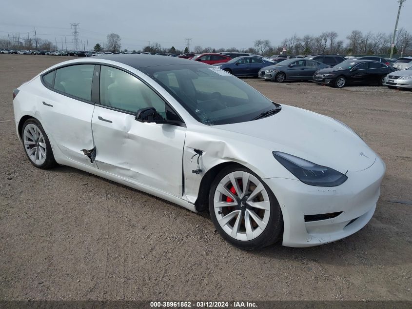 2021 TESLA MODEL 3 PERFORMANCE DUAL MOTOR ALL-WHEEL DRIVE - 5YJ3E1ECXMF925576