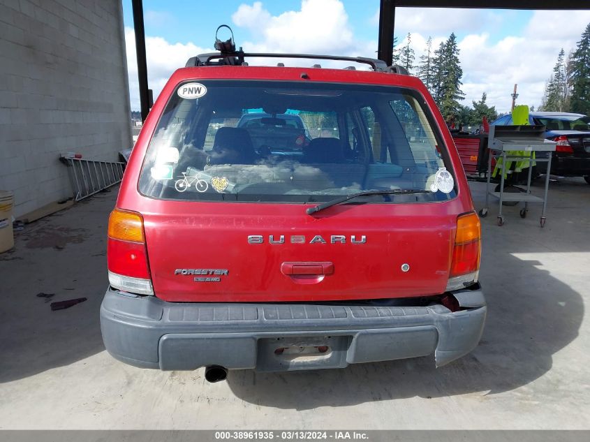 2000 Subaru Forester L VIN: JF1SF6356YG730683 Lot: 38961935