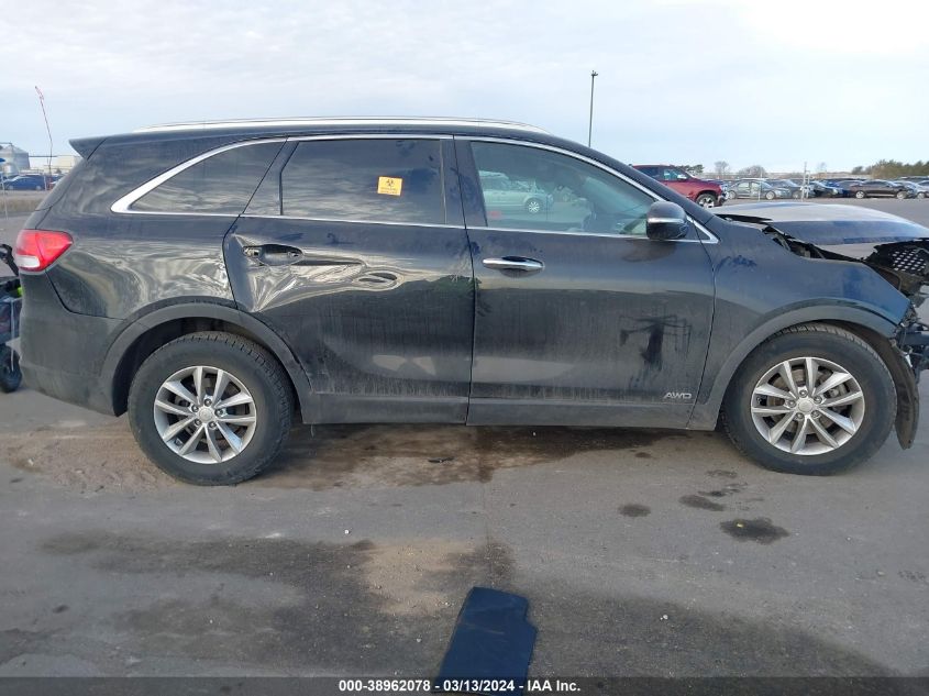 2017 Kia Sorento 2.4L Lx VIN: 5XYPGDA30HG318281 Lot: 38962078