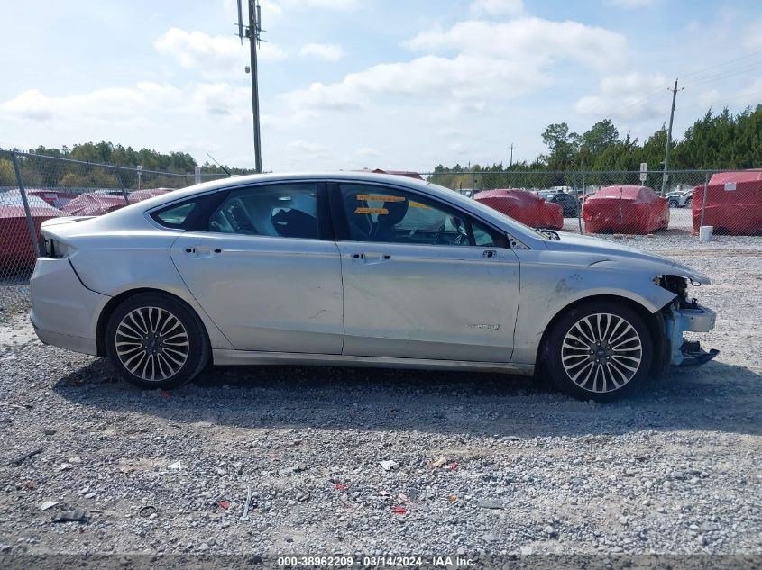 2018 Ford Fusion Hybrid Titanium VIN: 3FA6P0RU5JR206840 Lot: 38962209