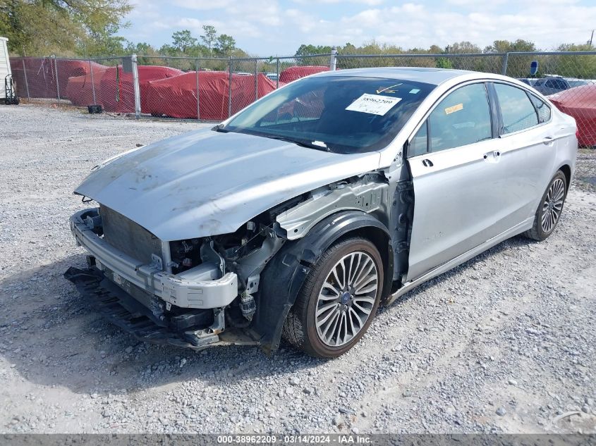 2018 Ford Fusion Hybrid Titanium VIN: 3FA6P0RU5JR206840 Lot: 38962209