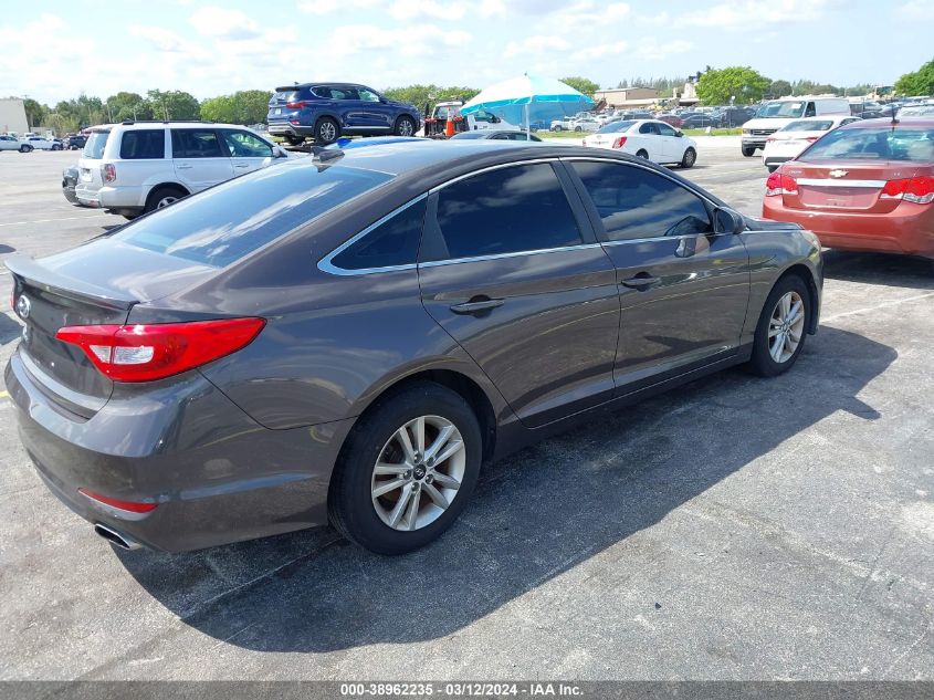 VIN 5NPE24AF8HH549647 2017 HYUNDAI SONATA SE