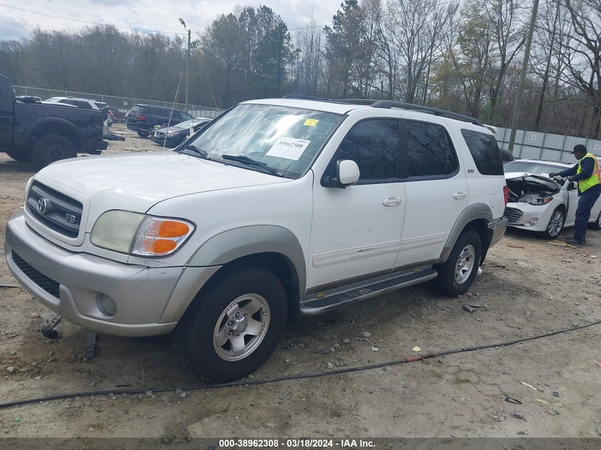 2003 Toyota Sequoia Sr5 V8 VIN: 5TDZT34A03S188233 Lot: 38962308