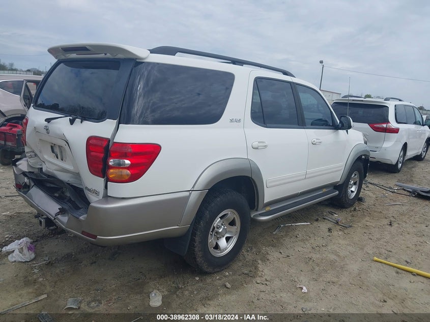 2003 Toyota Sequoia Sr5 V8 VIN: 5TDZT34A03S188233 Lot: 38962308