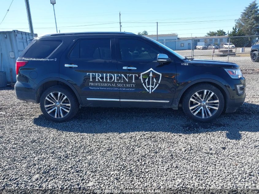 1FM5K8HT0HGB91575 2017 Ford Explorer Platinum