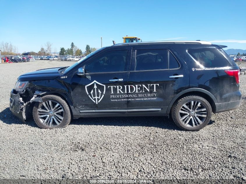 1FM5K8HT0HGB91575 2017 Ford Explorer Platinum