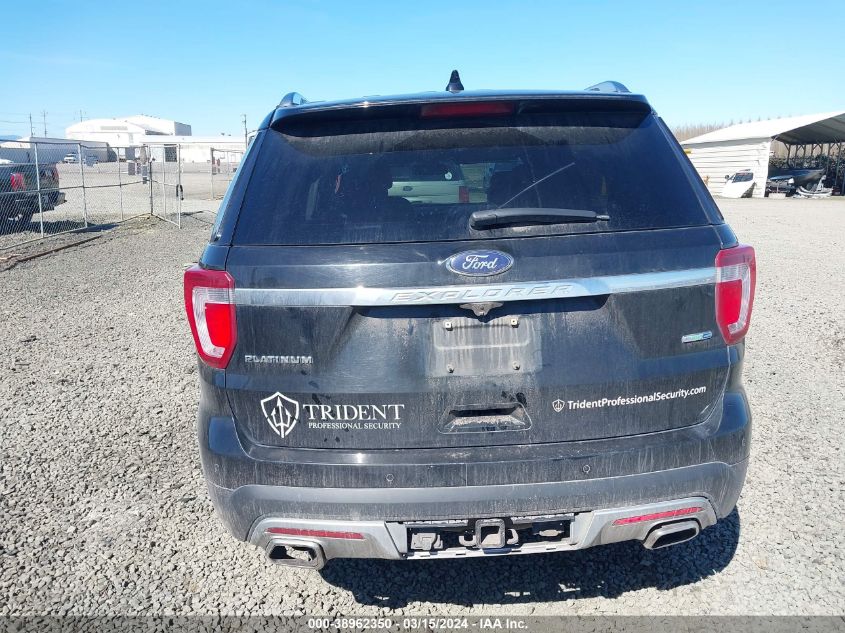1FM5K8HT0HGB91575 2017 Ford Explorer Platinum