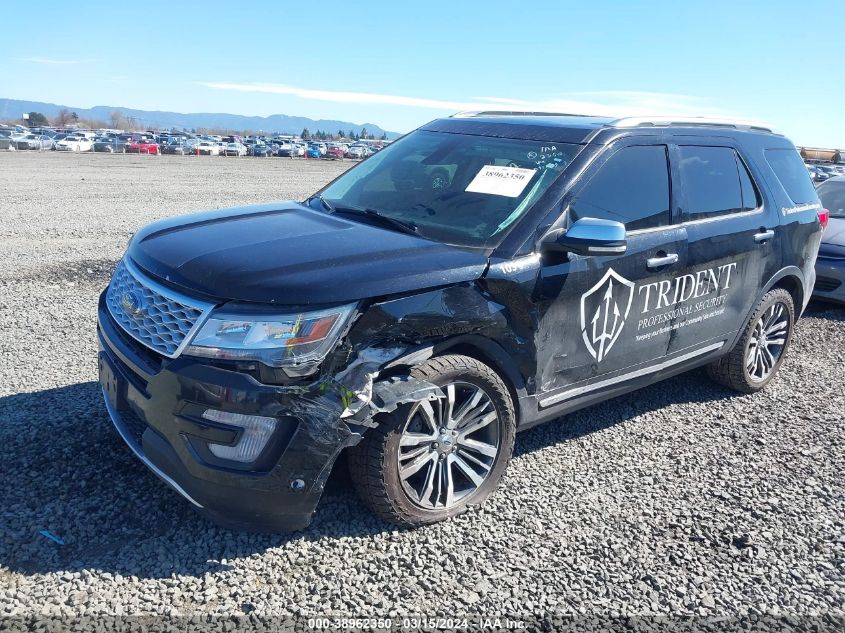 1FM5K8HT0HGB91575 2017 Ford Explorer Platinum