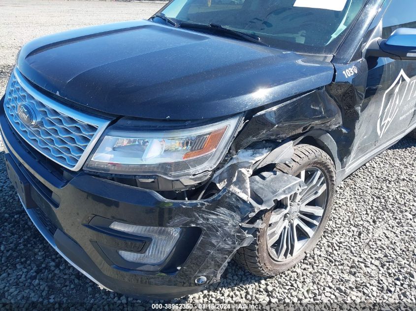 1FM5K8HT0HGB91575 2017 Ford Explorer Platinum
