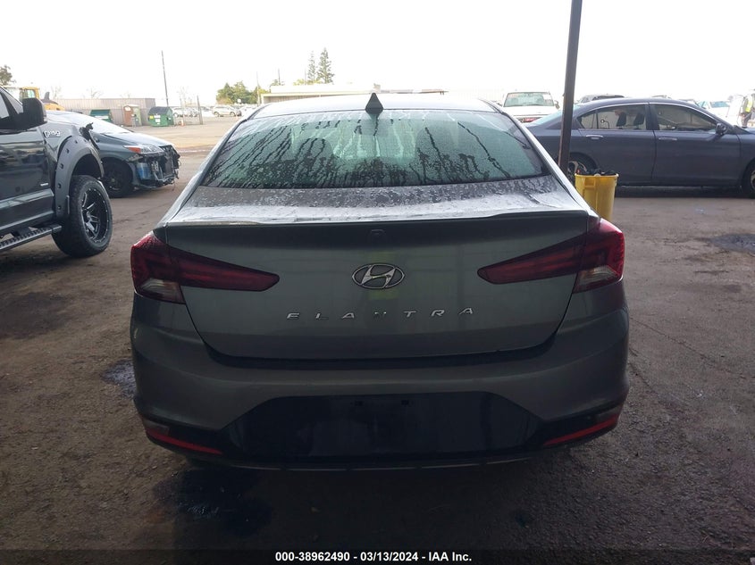 VIN KMHD84LF6KU784399 2019 HYUNDAI ELANTRA SEL/VALUE/LIMITED