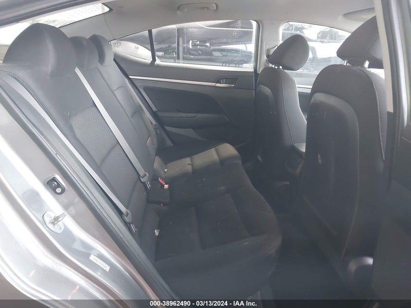 VIN KMHD84LF6KU784399 2019 HYUNDAI ELANTRA SEL/VALUE/LIMITED