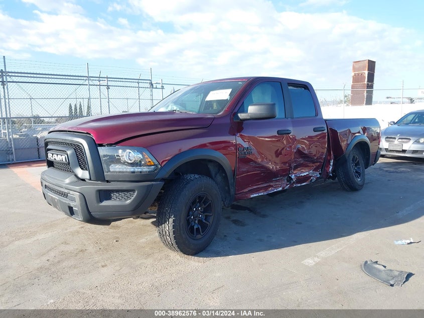 VIN 1C6RR7GG8NS174992 2022 RAM 1500 CLASSIC SLT