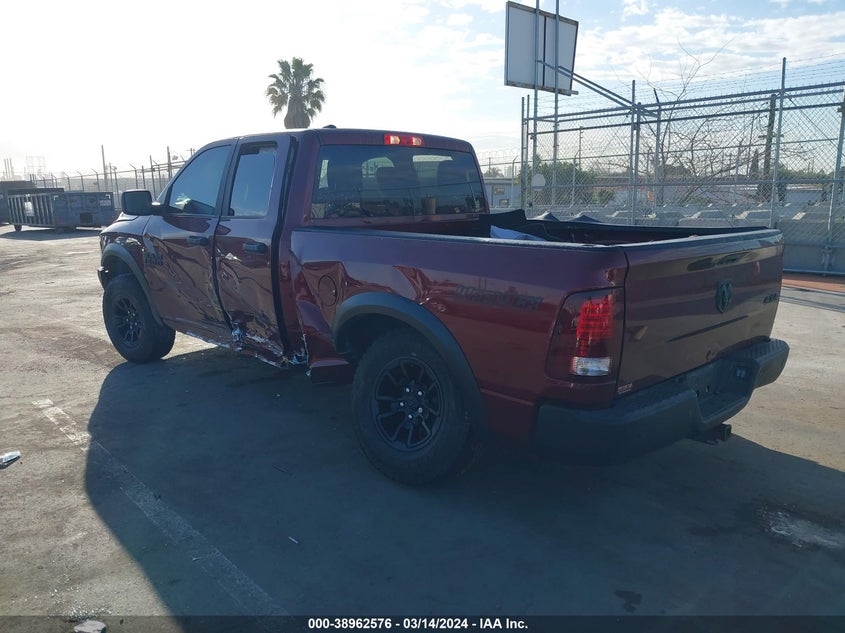 VIN 1C6RR7GG8NS174992 2022 RAM 1500 CLASSIC SLT