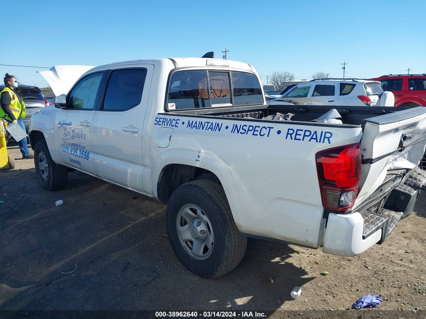 2022 TOYOTA TACOMA DOUBLE CAB/SR/SR5 - 3TYAX5GN2NT034836