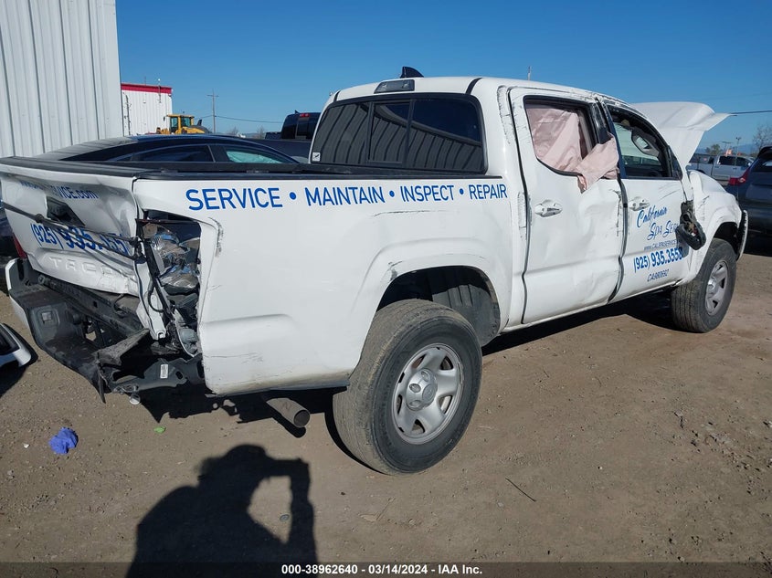 2022 TOYOTA TACOMA DOUBLE CAB/SR/SR5 - 3TYAX5GN2NT034836