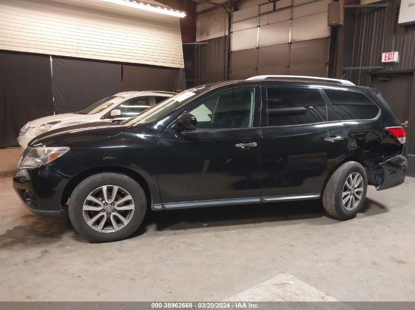 2013 Nissan Pathfinder Sv VIN: 5N1AR2MM4DC687485 Lot: 38962668