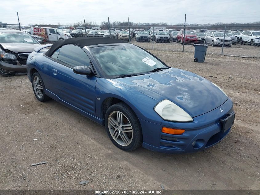 4A3AE75H33E030871 MITSUBISHI ECLIPSE SPYDER Photo 1