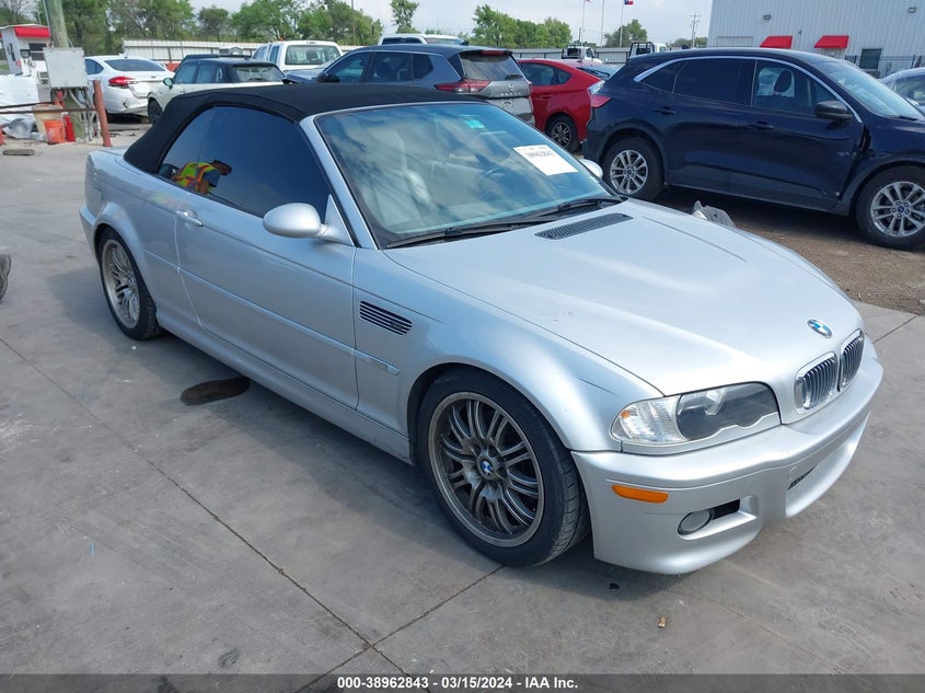 2001 BMW M3 VIN: WBSBR93441EX20559 Lot: 38962843
