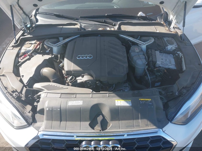 2021 Audi A5 Sportback Premium 45 Tfsi Quattro S Tronic VIN: WAUDACF54MA062582 Lot: 38962958