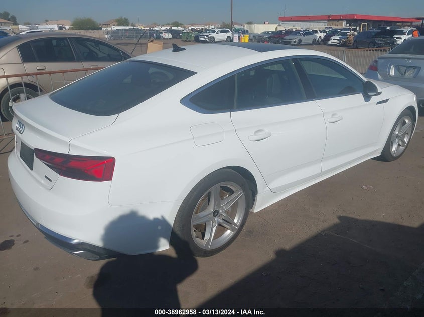 2021 Audi A5 Sportback Premium 45 Tfsi Quattro S Tronic VIN: WAUDACF54MA062582 Lot: 38962958