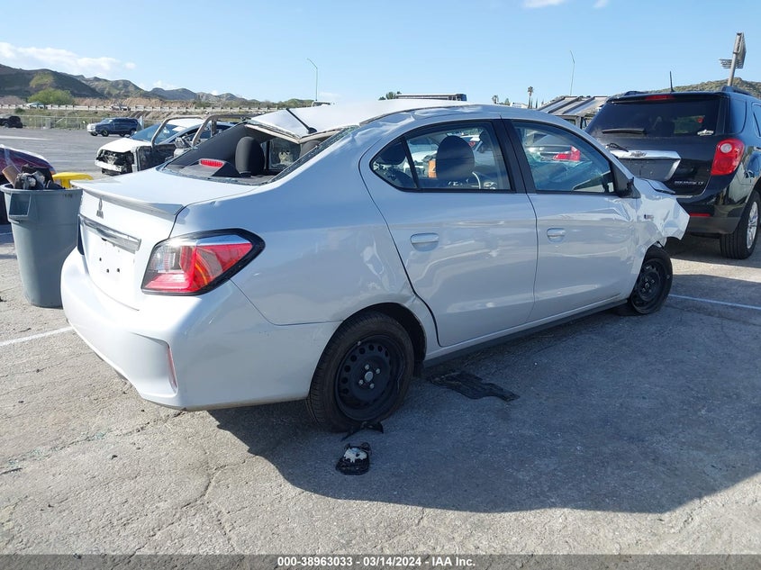 VIN ML32FUFJ7PHF06540 2023 MITSUBISHI MIRAGE G4 ES