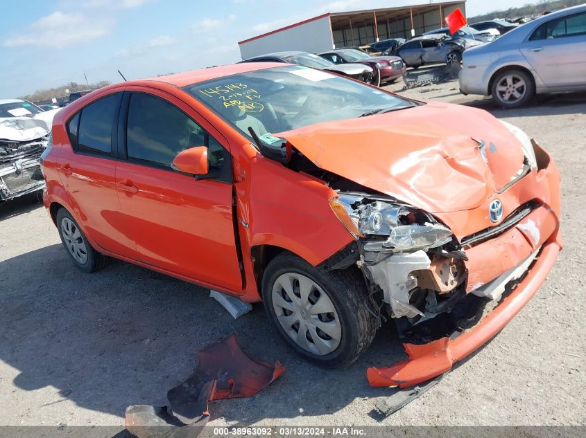 2014 Toyota Prius C One VIN: JTDKDTB33E1074777 Lot: 38963092