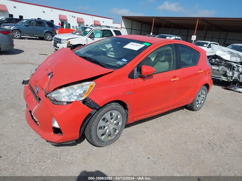 2014 Toyota Prius C One VIN: JTDKDTB33E1074777 Lot: 38963092