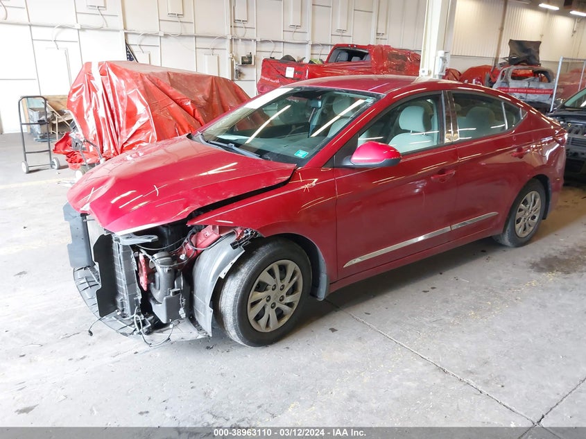 VIN KMHD74LF2JU580894 2018 HYUNDAI ELANTRA SE