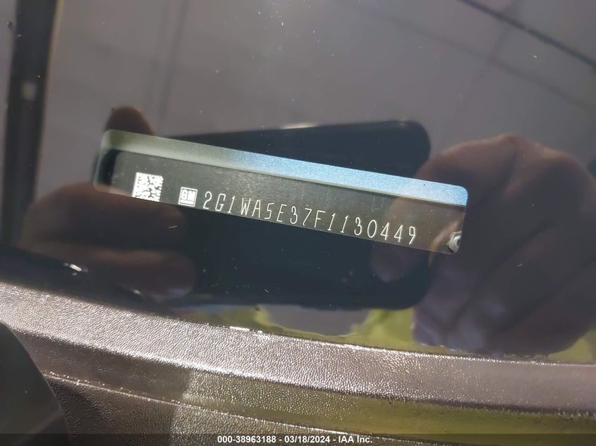 2015 CHEVROLET IMPALA LIMITED LS - 2G1WA5E37F1130449