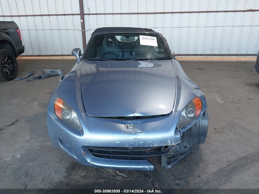 2003 Honda S2000 VIN: JHMAP11413T007354 Lot: 38963509