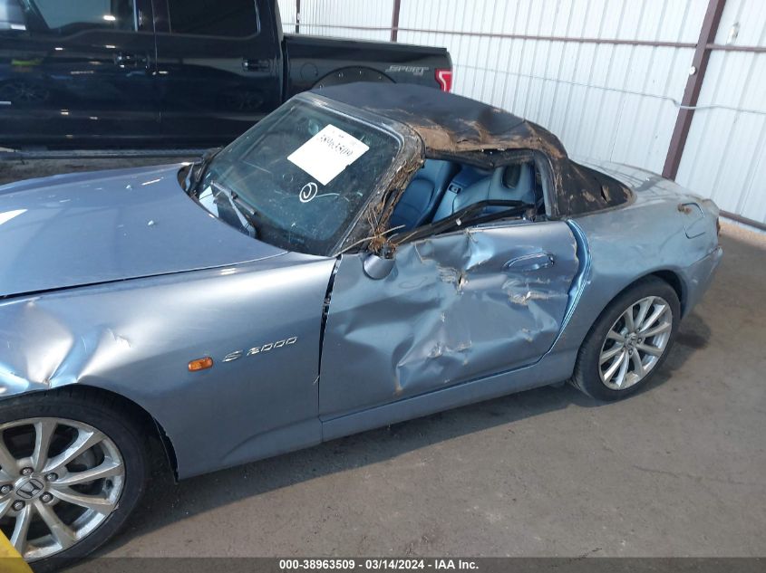 2003 Honda S2000 VIN: JHMAP11413T007354 Lot: 38963509