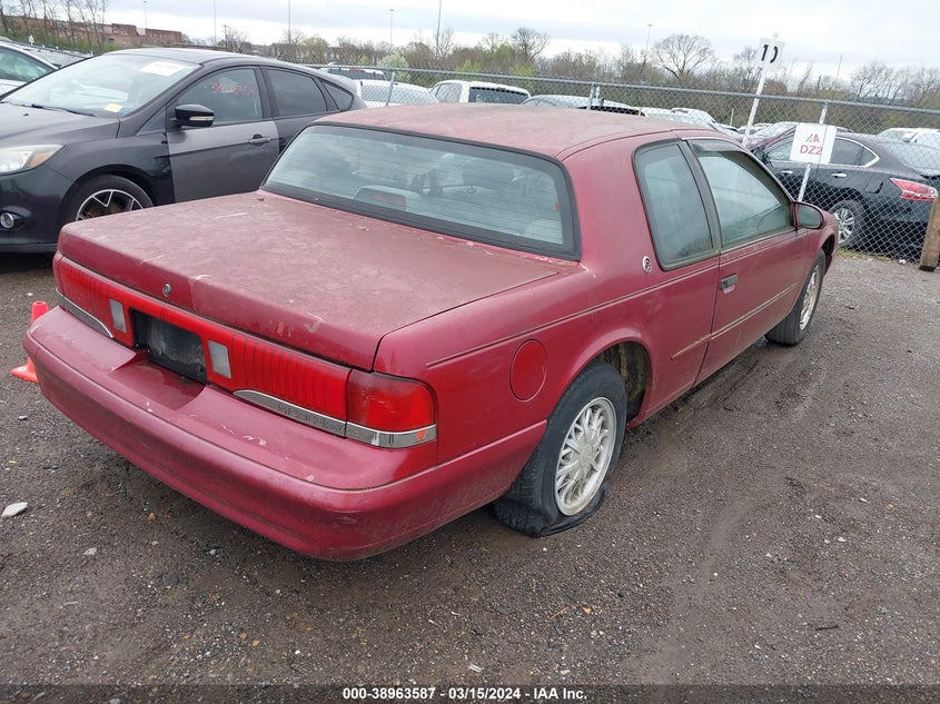 1994 Mercury Cougar Xr7 VIN: 1MELM6243RH614977 Lot: 38963587