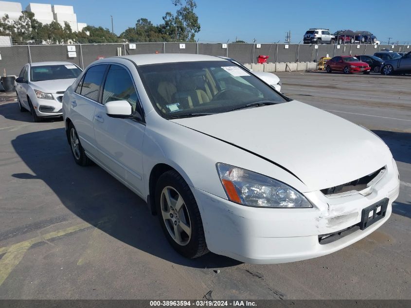 2005 Honda Accord Hybrid Ima VIN: JHMCN364X5C002160 Lot: 38963594