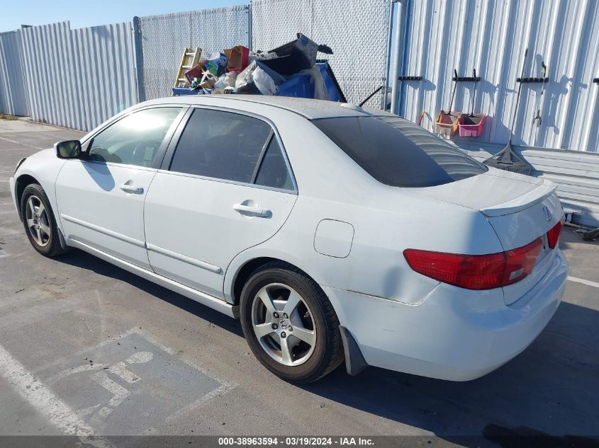 2005 Honda Accord Hybrid Ima VIN: JHMCN364X5C002160 Lot: 38963594