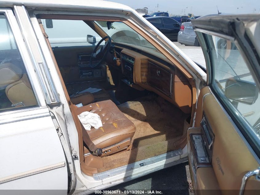1989 Cadillac Brougham VIN: 1G6DW51Y5KR717433 Lot: 38963671