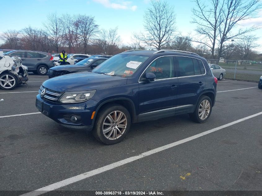 2016 Volkswagen Tiguan Se VIN: WVGBV7AX3GW508206 Lot: 38963718