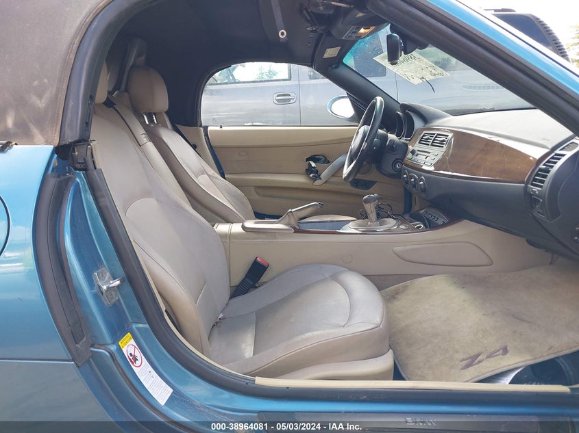 2003 BMW Z4 2.5I VIN: 4USBT33403LR60447 Lot: 38964081