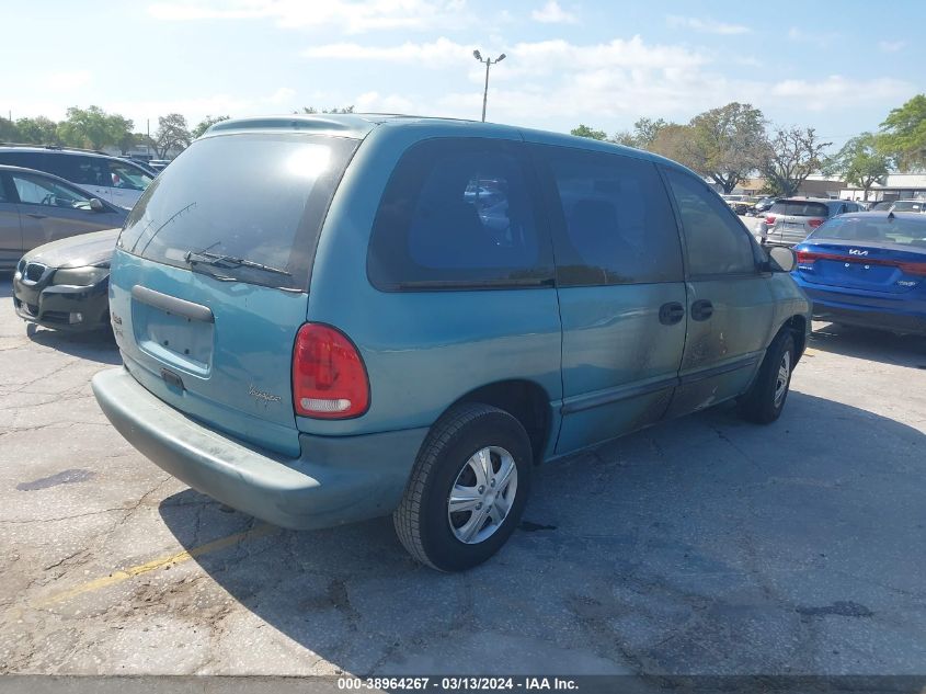 1997 Plymouth Voyager VIN: 2P4FP2532VR290884 Lot: 38964267