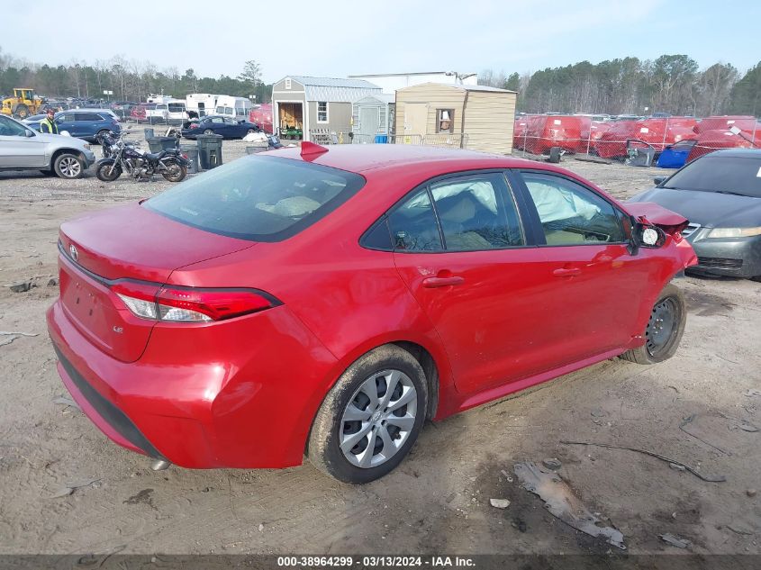 2021 Toyota Corolla Le VIN: JTDEPMAE6MJ145949 Lot: 38964299