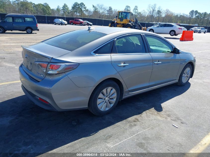 KMHE24L14HA058545 | 2017 HYUNDAI SONATA HYBRID