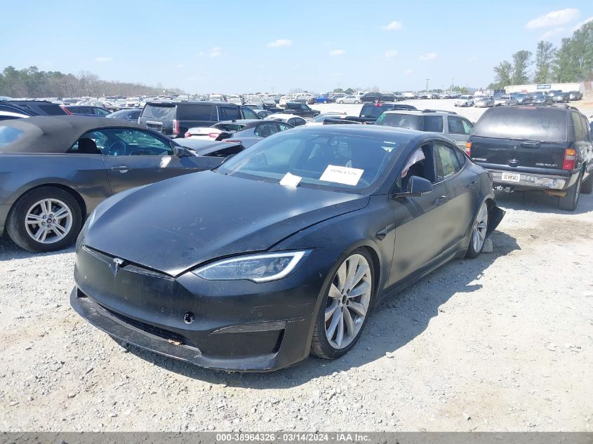 2022 Tesla Model S Plaid Tri Motor All-Wheel Drive VIN: 5YJSA1E60NF487959 Lot: 38964326