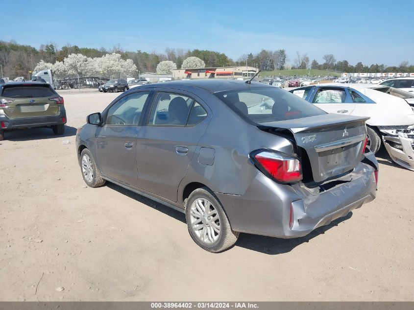 2022 Mitsubishi Mirage G4 Se VIN: ML32FVFJ1NHF06794 Lot: 38964402