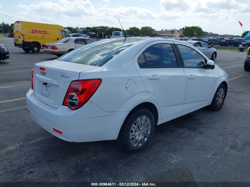 1G1JA5SH8D4226909 | 2013 CHEVROLET SONIC