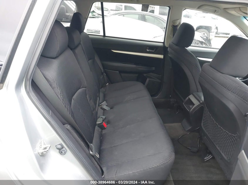 2012 SUBARU OUTBACK VIN: 4S4BRCCC4C3221587