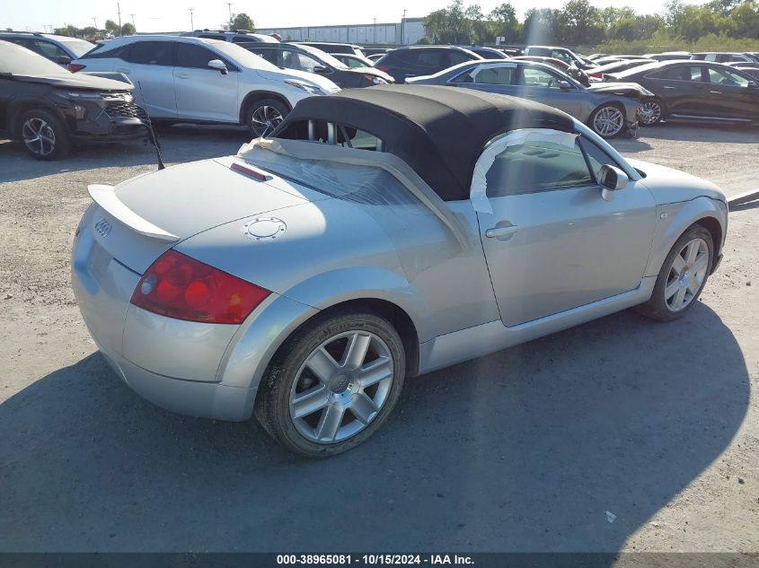 2004 Audi Tt 1.8L VIN: TRUTC28N041001073 Lot: 38965081